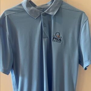 Nike Light Blue PGA Quail Hollow Men's Polo